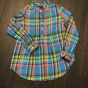 Ralph Lauren girls plaid shirt